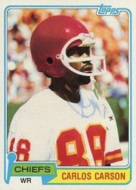 1981 Topps Carlos Carson #467 Football Card