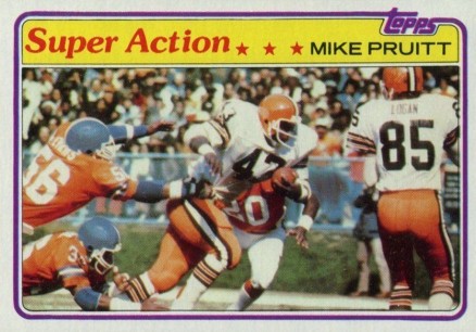 1981 Topps Mike Pruitt #441 Football Card