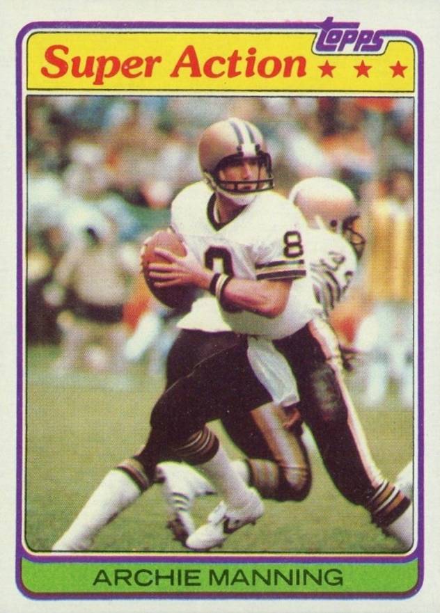 1981 Topps Archie Manning #379 Football Card