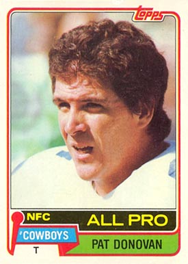 1981 Topps Pat Donovan #330 Football Card