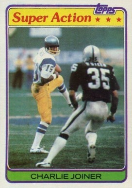 1981 Topps Charlie Joiner #312 Football Card