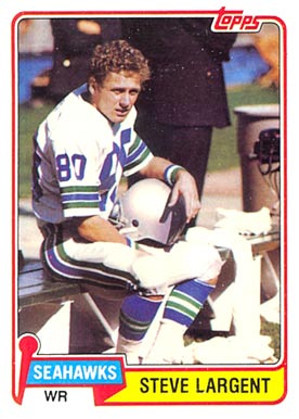 1981 Topps Steve Largent #271 Football Card