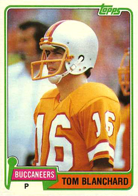 1981 Topps Tom Blanchard #253 Football Card