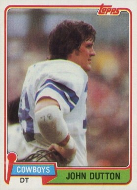 1981 Topps John Dutton #249 Football Card