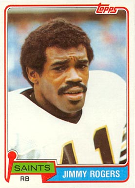1981 Topps Jimmy Rogers #236 Football Card