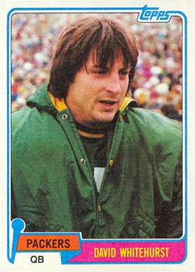 1981 Topps David Whitehurst #189 Football Card