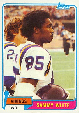 1981 Topps Sammy White #183 Football Card