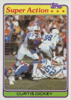 1981 Topps Curtis Dickey #121 Football Card