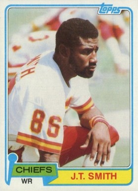1981 Topps J.T. Smith #86 Football Card