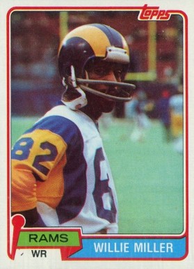 1981 Topps Willie Miller #24 Football Card