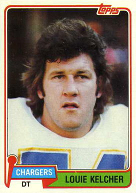 1981 Topps Louie Kelcher #23 Football Card