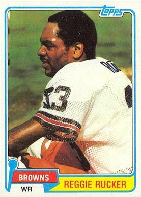 1981 Topps Reggie Rucker #9 Football Card