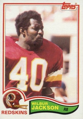 1982 Topps Wilbur Jackson #512 Football Card