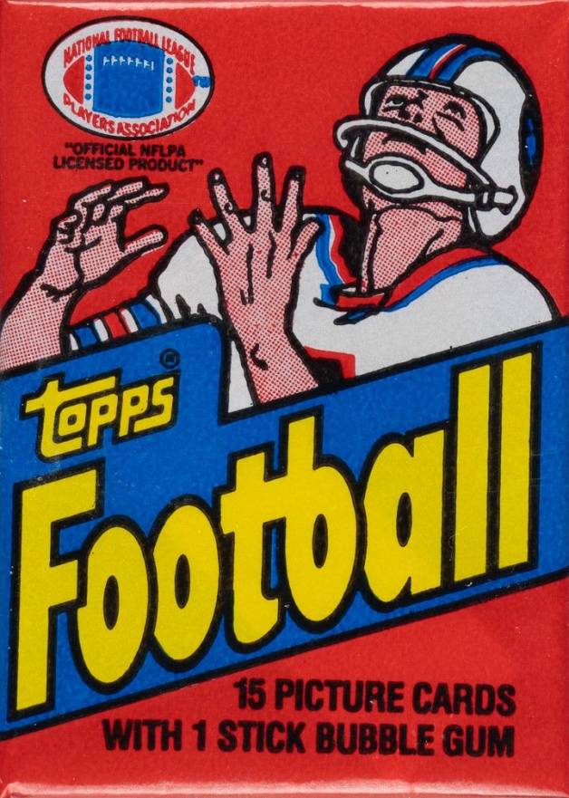 1982 Topps Wax Pack #WP Football Card