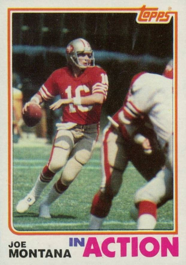 1982 Topps Joe Montana #489 Football Card