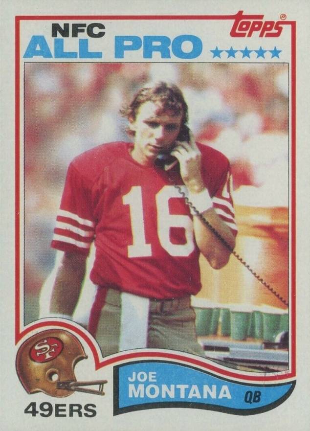 1982 Topps Joe Montana #488 Football Card