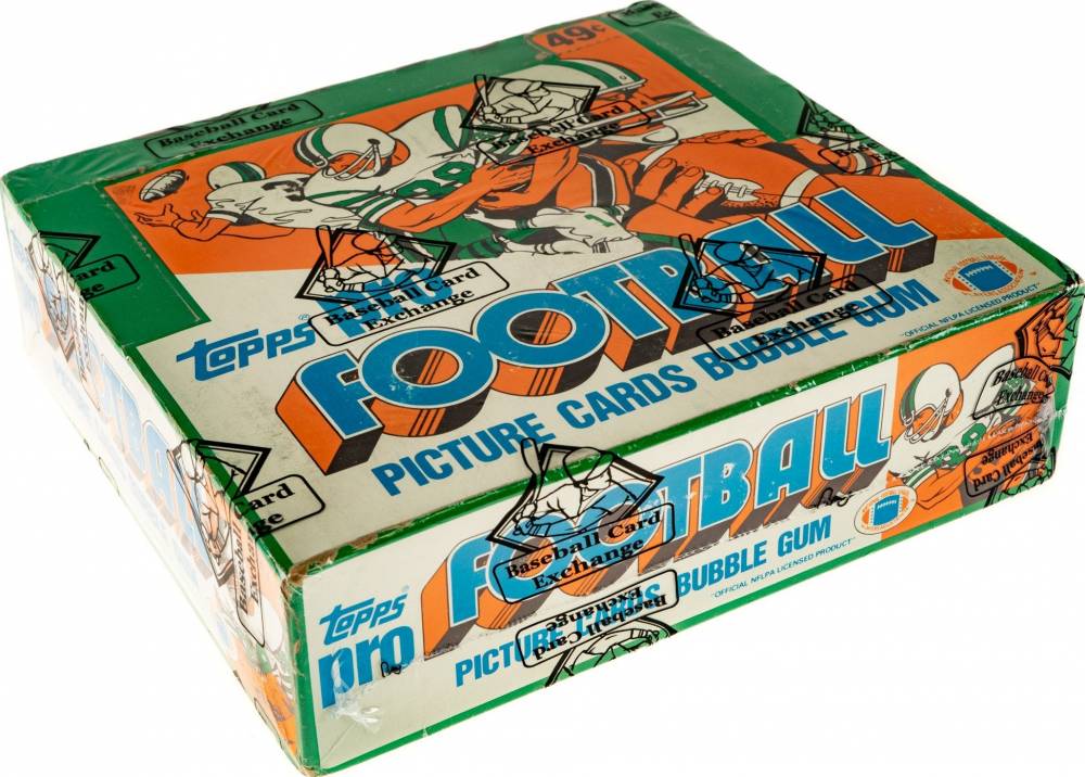 1982 Topps Cello Pack Box #CPB Football Card
