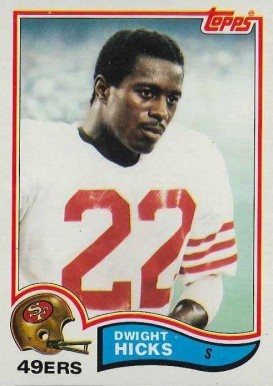 1982 Topps Dwight Hicks #485 Football Card