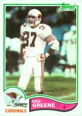 1982 Topps Ken Greene #468 Football Card