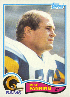 1982 Topps Mike Fanning #374 Football Card