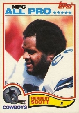 1982 Topps Herb Scott #322 Football Card