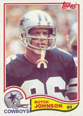 1982 Topps Butch Johnson #317 Football Card