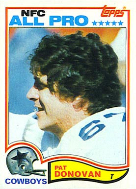 1982 Topps Pat Donovan #310 Football Card