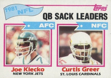 1982 Topps NFL QB Sack Leaders #259 Football Card