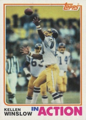 1982 Topps Kellen Winslow #242 Football Card