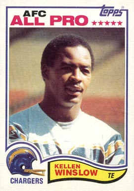 1982 Topps Kellen Winslow #241 Football Card