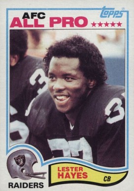 1982 Topps Lester Hayes #189 Football Card