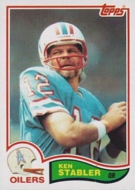 1982 Topps Ken Stabler #105 Football Card