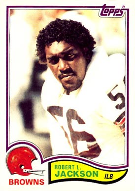 1982 Topps Robert L.Jackson #65 Football Card