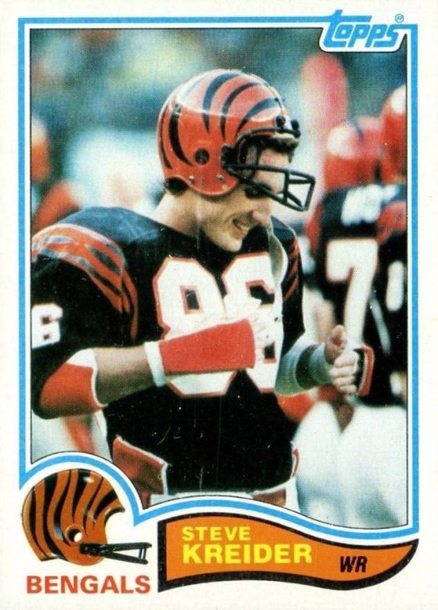 1982 Topps Steve Kreider #49 Football Card