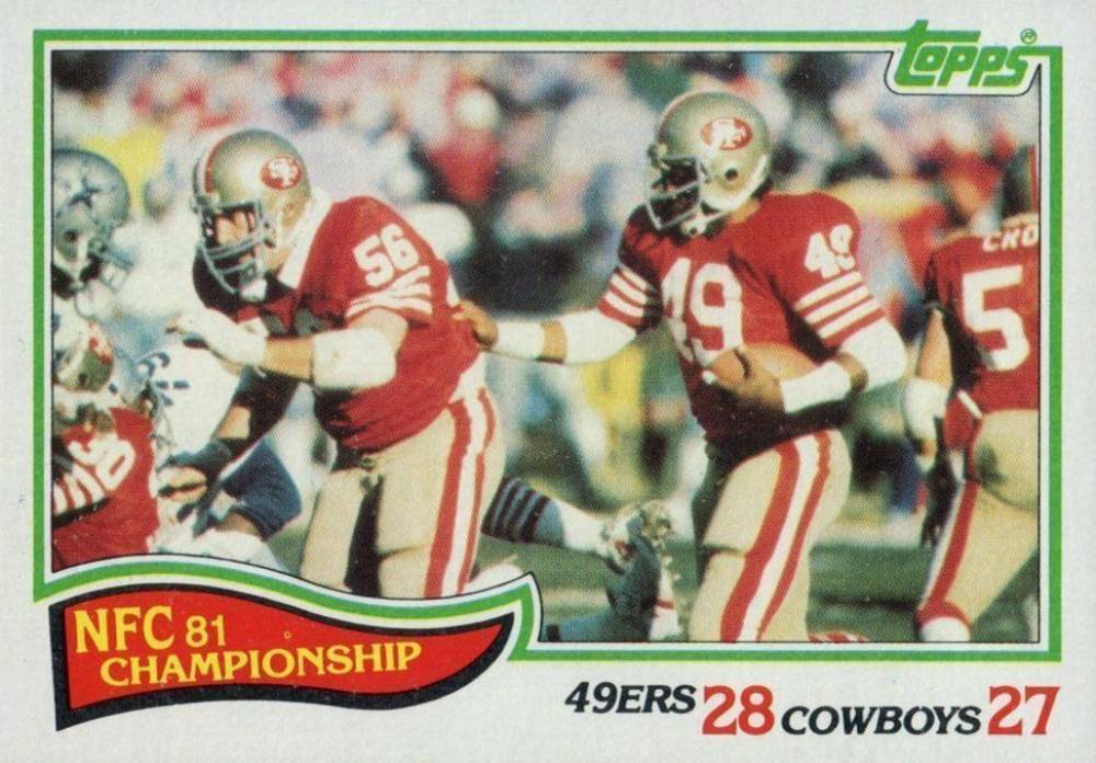 1982 Topps NFC Championship #8 Football Card
