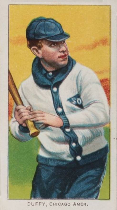 1909 White Borders Old Mill Duffy, Chicago Amer. #153 Baseball Card