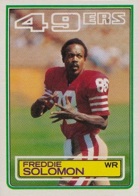 1983 Topps Freddie Solomon #172 Football Card