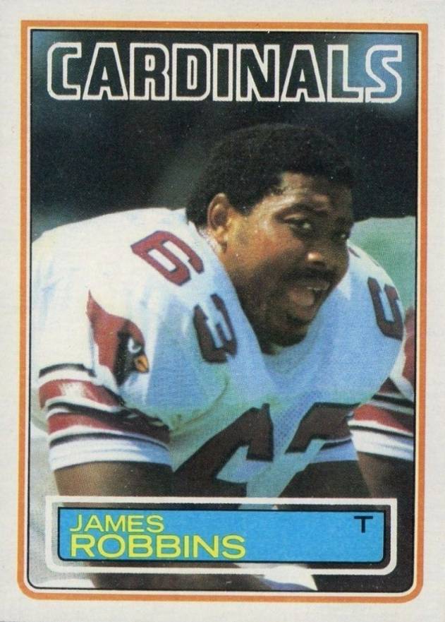1983 Topps James Robbins #160 Football Card