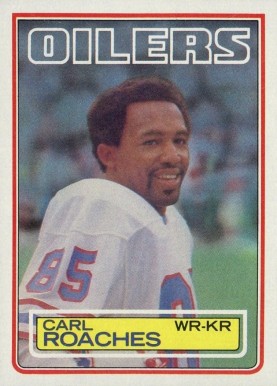 1983 Topps Carl Roaches #281 Football Card