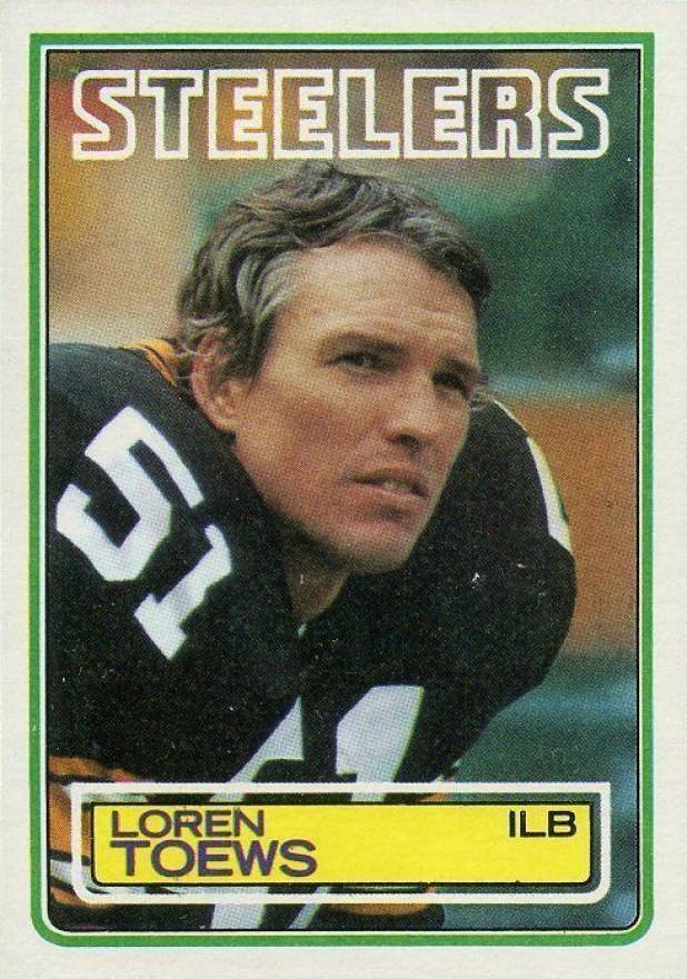 1983 Topps Loren Toews #367 Football Card