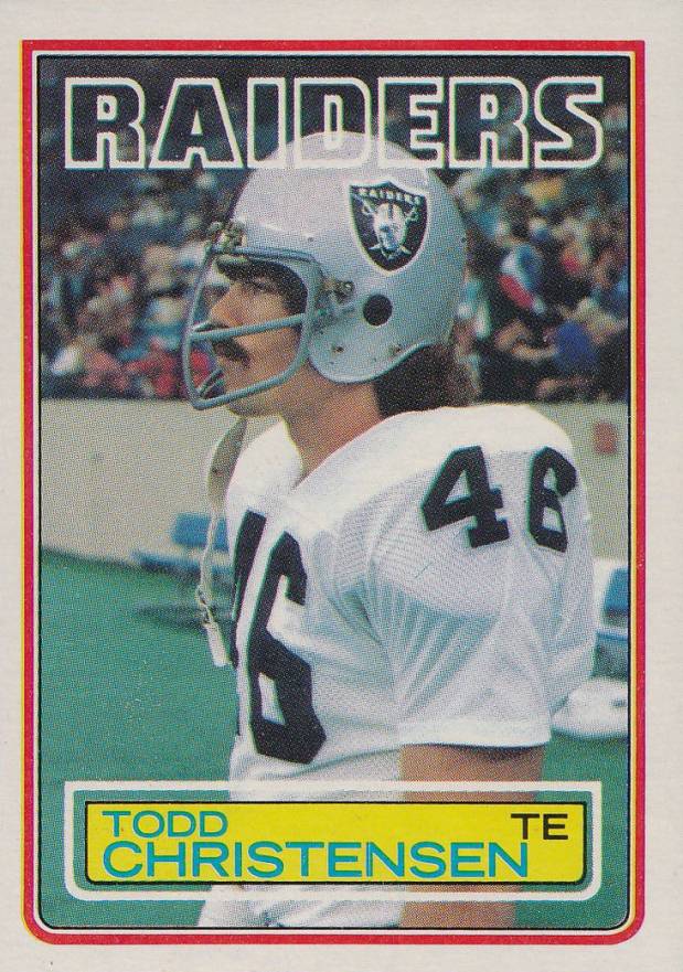 1983 Topps Todd Christensen #298 Football Card