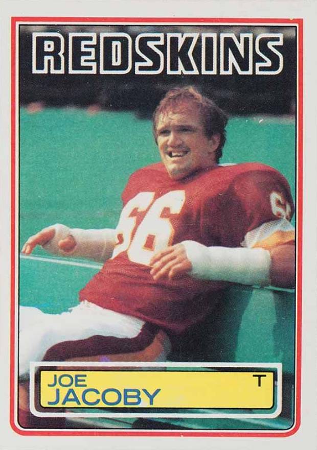 1983 Topps Joe Jacoby #190 Football Card