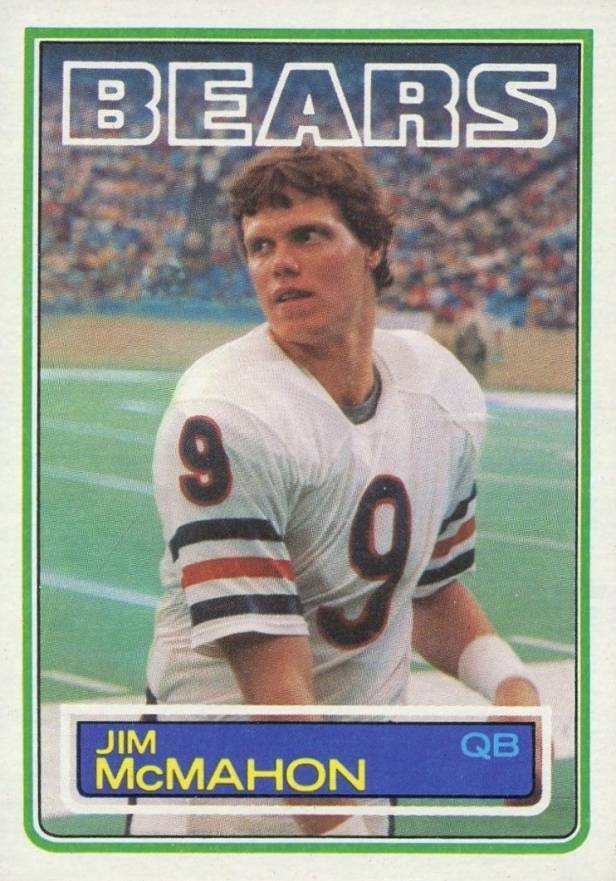 1983 Topps Jim McMahon #33 Football Card