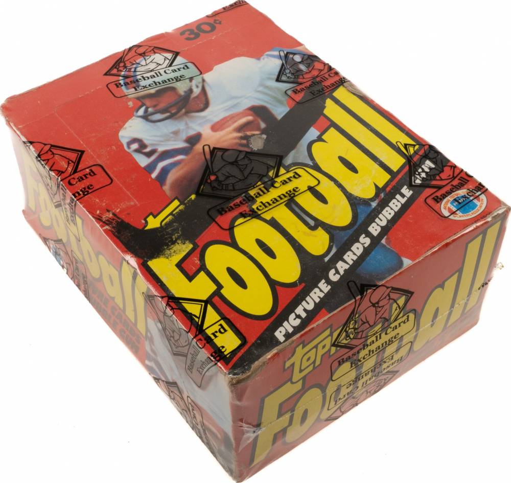 1983 Topps Wax Pack Box #WPB Football Card