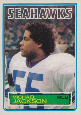 1983 Topps Michael Jackson #387 Football Card