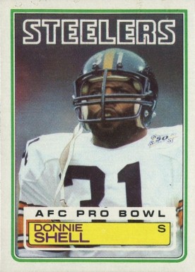 1983 Topps Donnie Shell #365 Football Card