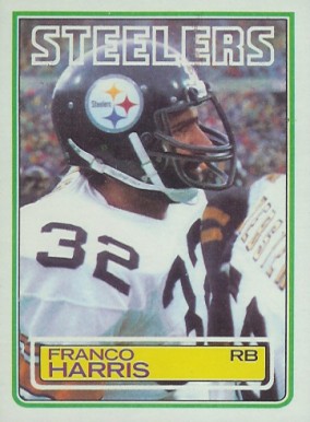 1983 Topps Franco Harris #362 Football Card