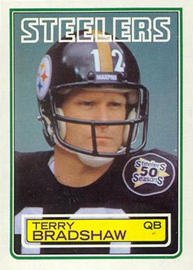 1983 Topps Terry Bradshaw #358 Football Card