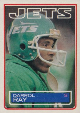 1983 Topps Darrol Ray #351 Football Card