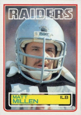 1983 Topps Matt Millen #305 Football Card